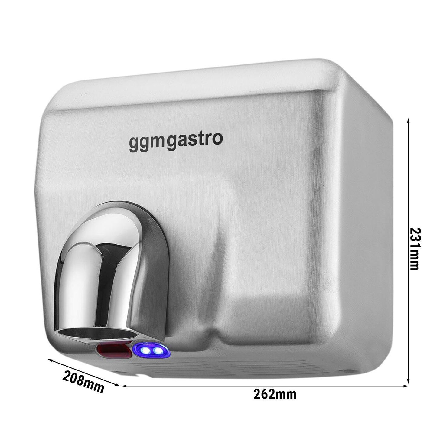 Sensor High Speed Hand Dryer Stainless Steel Matte
