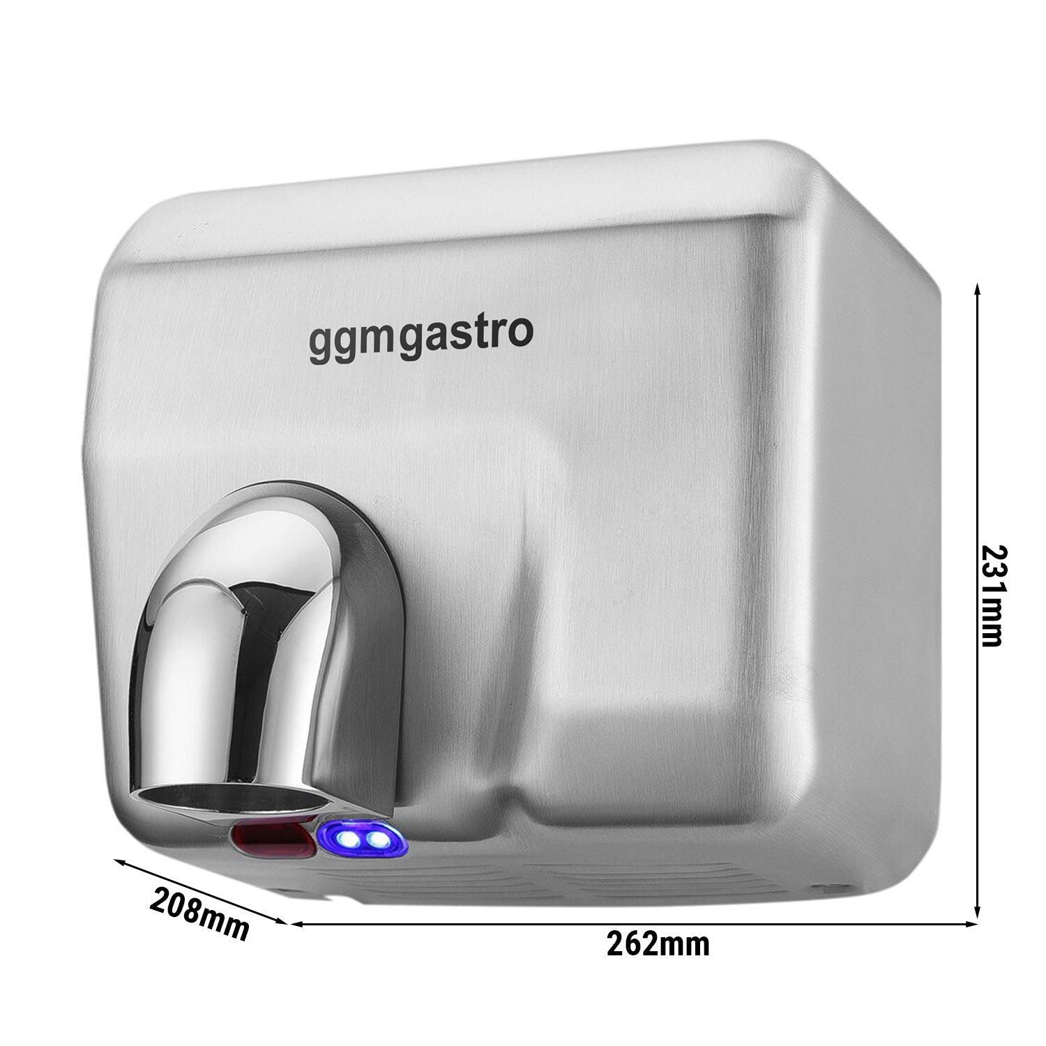 Sensor High Speed Hand Dryer Stainless Steel Matte