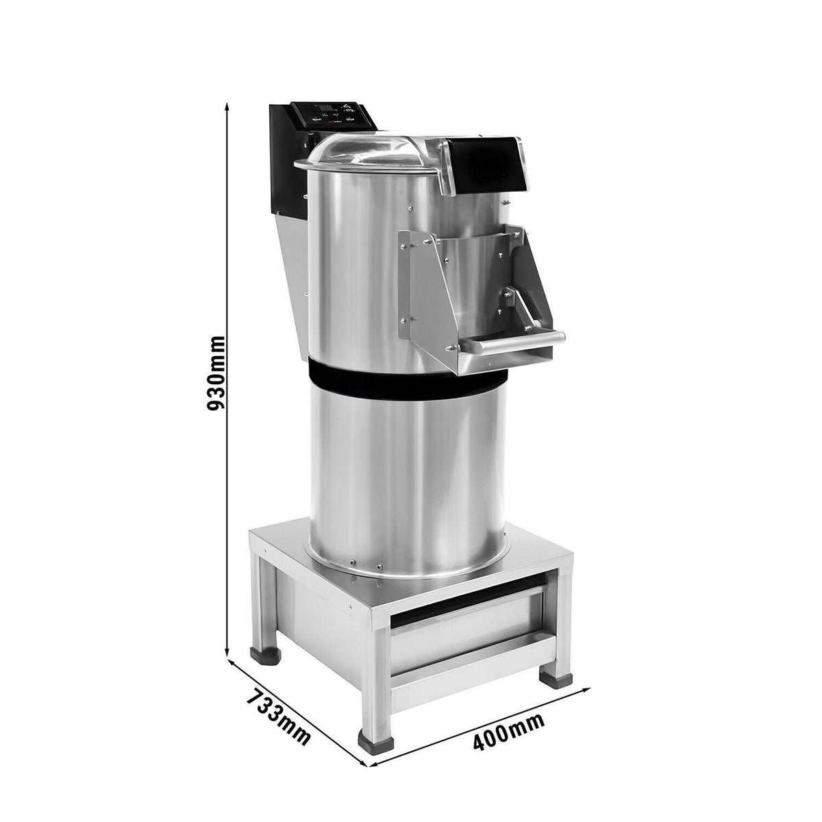 Electric Potato Peeler Stainless Steel 200kg/h 550W KSE10F