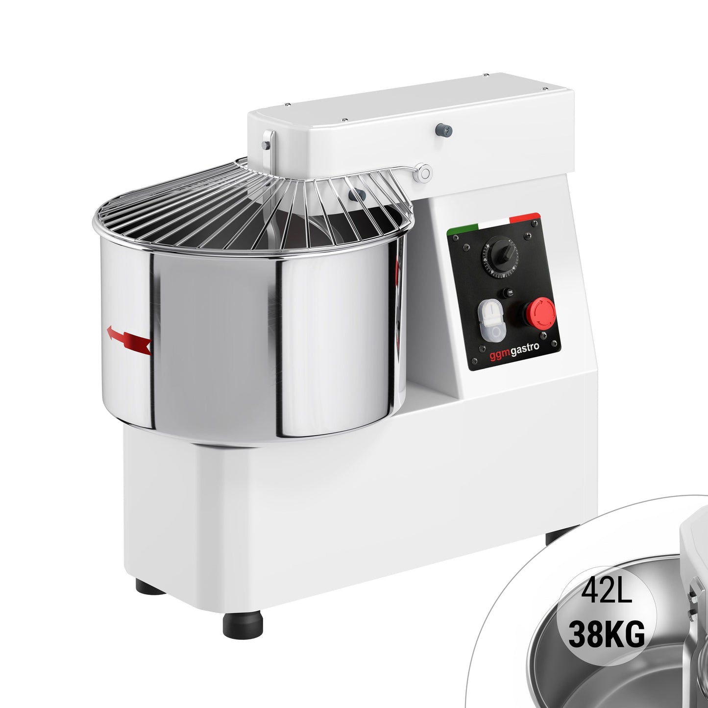 Commercial Spiral Bakery Dough Mixer 42L 400V TMP42-N