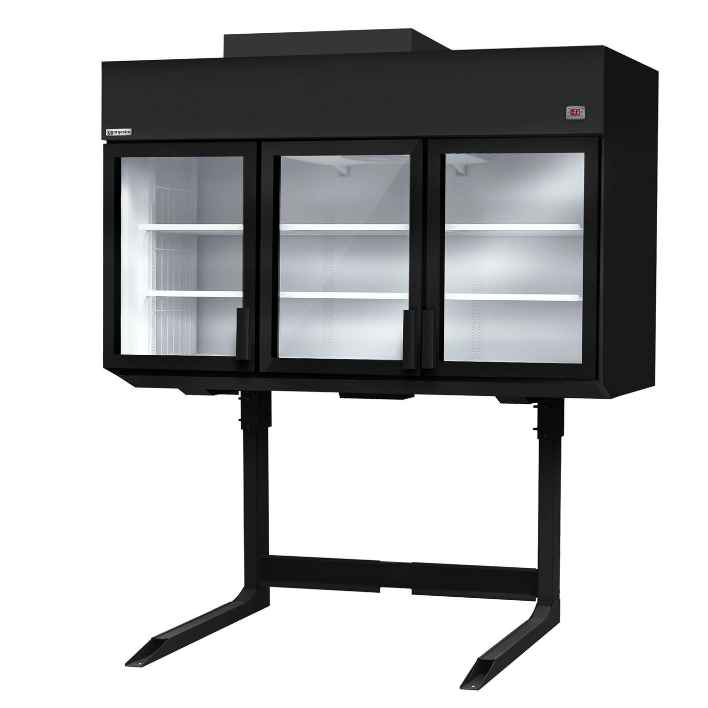 Refrigerated Wall Display Freezer 2100mm 594L 1.79kW Black WTRU21S