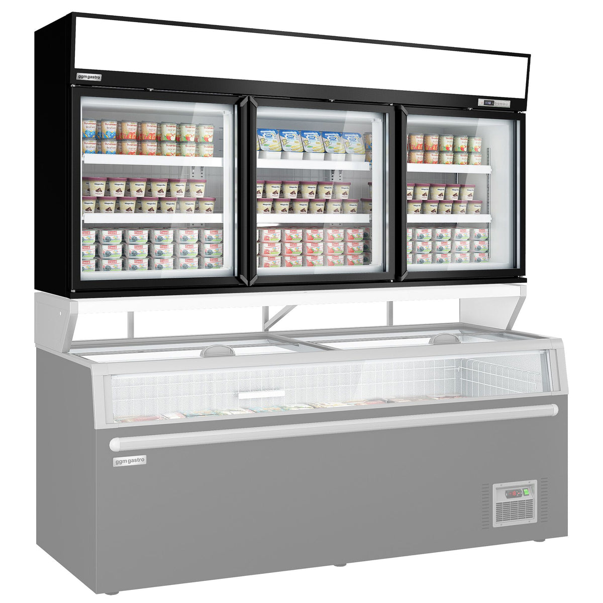 Supermarket Wall Display Freezer 346L 820W WTBIC3