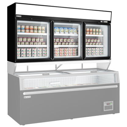 Supermarket Wall Display Freezer 346L 820W WTBIC3