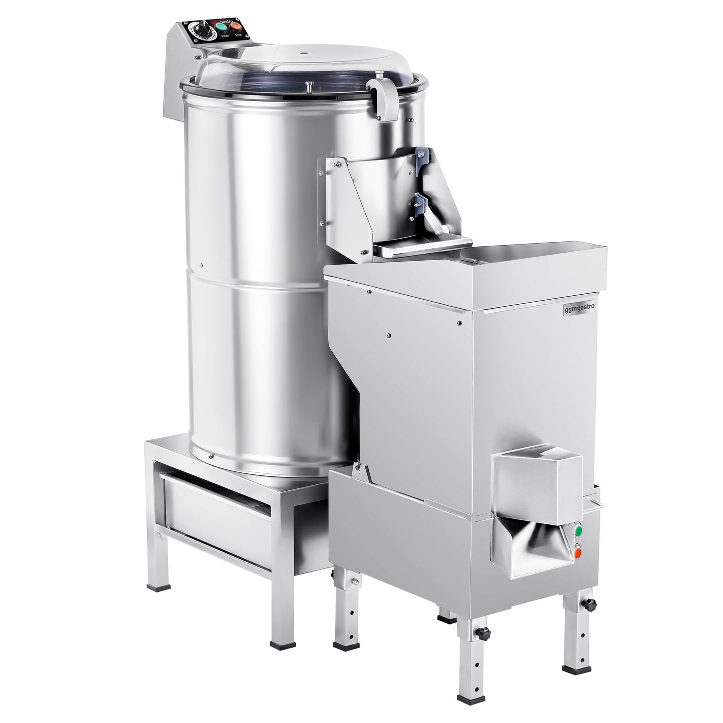 Electric Potato Peeler Stainless Steel 600kg/h 1.5kW KSEOZ#KSNEOZ
