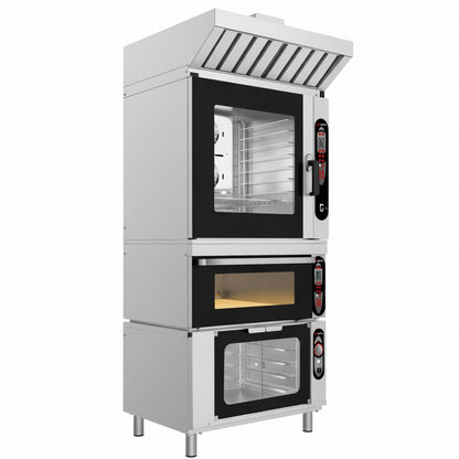 Commercial Bakery Combi Oven with Prover 937x920x2324mm