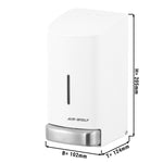 Soap and Disinfectant Dispenser 800ml White
