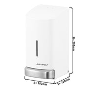 Soap and Disinfectant Dispenser 800ml White