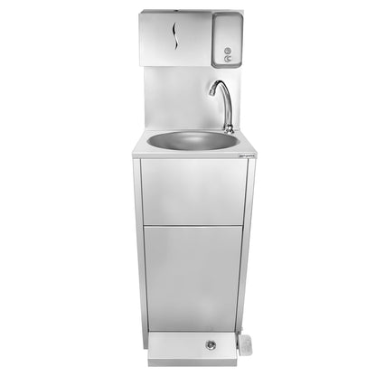 Commercial Foot-Operated Hand Wash Sink 400x427x1330mm