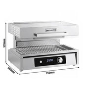 Commercial Electric Lift Salamander Grill 6.0kW 230V SMB75ES