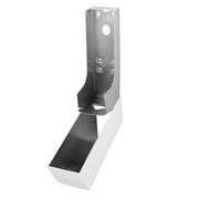 Wall Mounted Toilet Paper Dispenser 750 Sheets Stainless Steel White