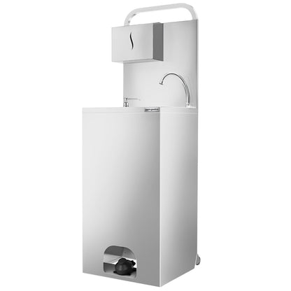 Commercial Mobile Hand Wash Sink 470x435x1460mm