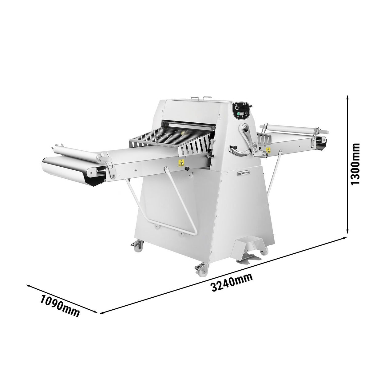 Commercial Floor-Standing Pastry Sheeter 3240x1090x1300mm