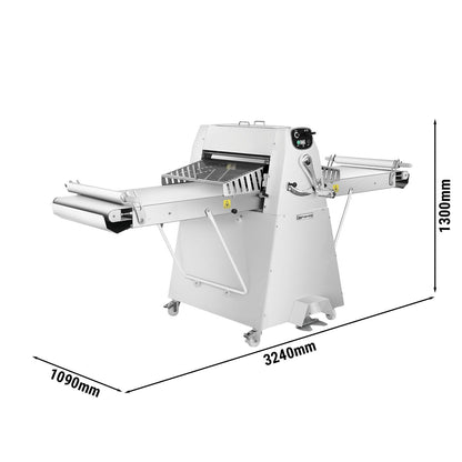 Commercial Floor-Standing Pastry Sheeter 3240x1090x1300mm