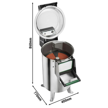 Electric Potato Peeler Stainless Steel 120kg/h 750W KASF120