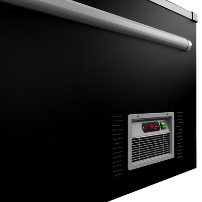 Freezer Wall Display with Island 1454mm 634L Black WTBIC2#TIEBIC2