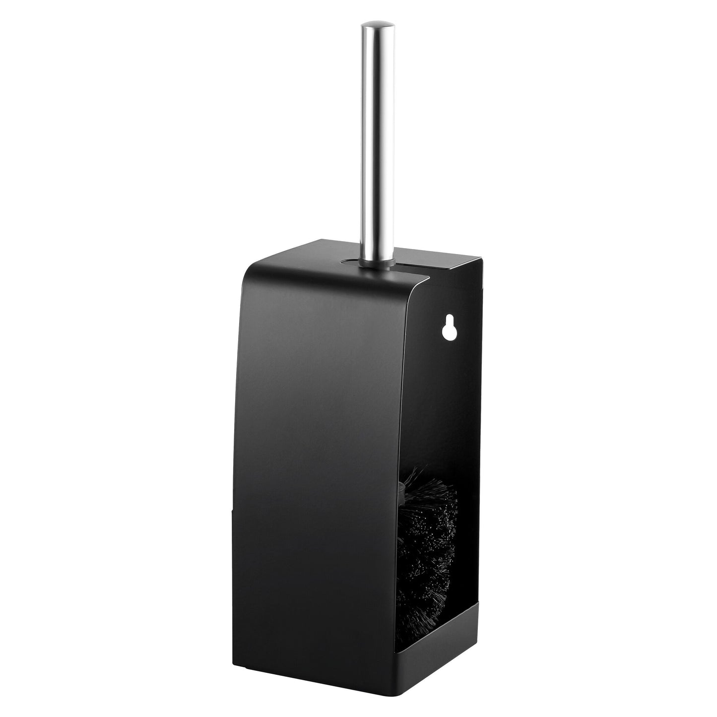 Toilet Brush Holder Stainless Steel Black