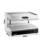 Commercial Electric Lift Salamander Grill 1.7kW 230V SMI45