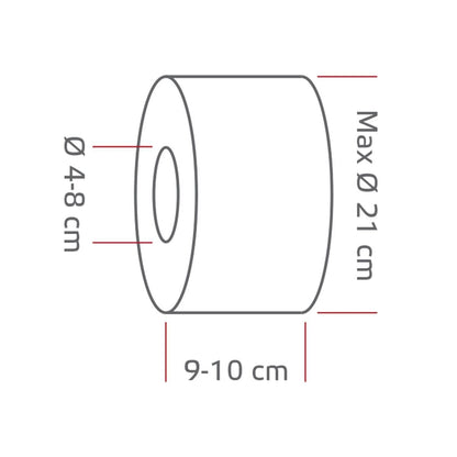 Commercial Jumbo Toilet Roll Dispenser 260x100x240mm