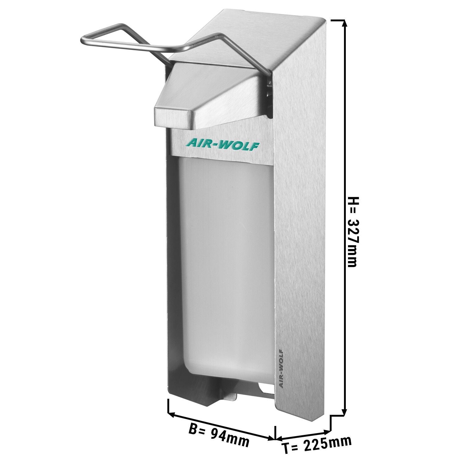 Soap and Disinfectant Dispenser 1000ml Stainless Steel