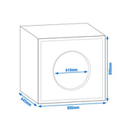 Ventilation Airbox Fan 10000m³/h 800mm AC1000PROB