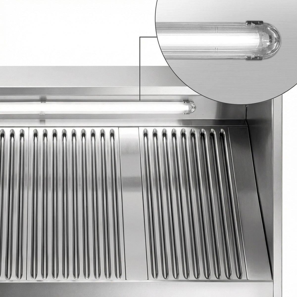 Commercial Induction Box Canopy Hood 3200mm