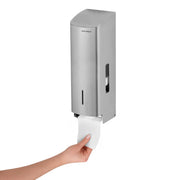 Wall Mounted Toilet Paper Dispenser 3 Rolls Stainless Steel