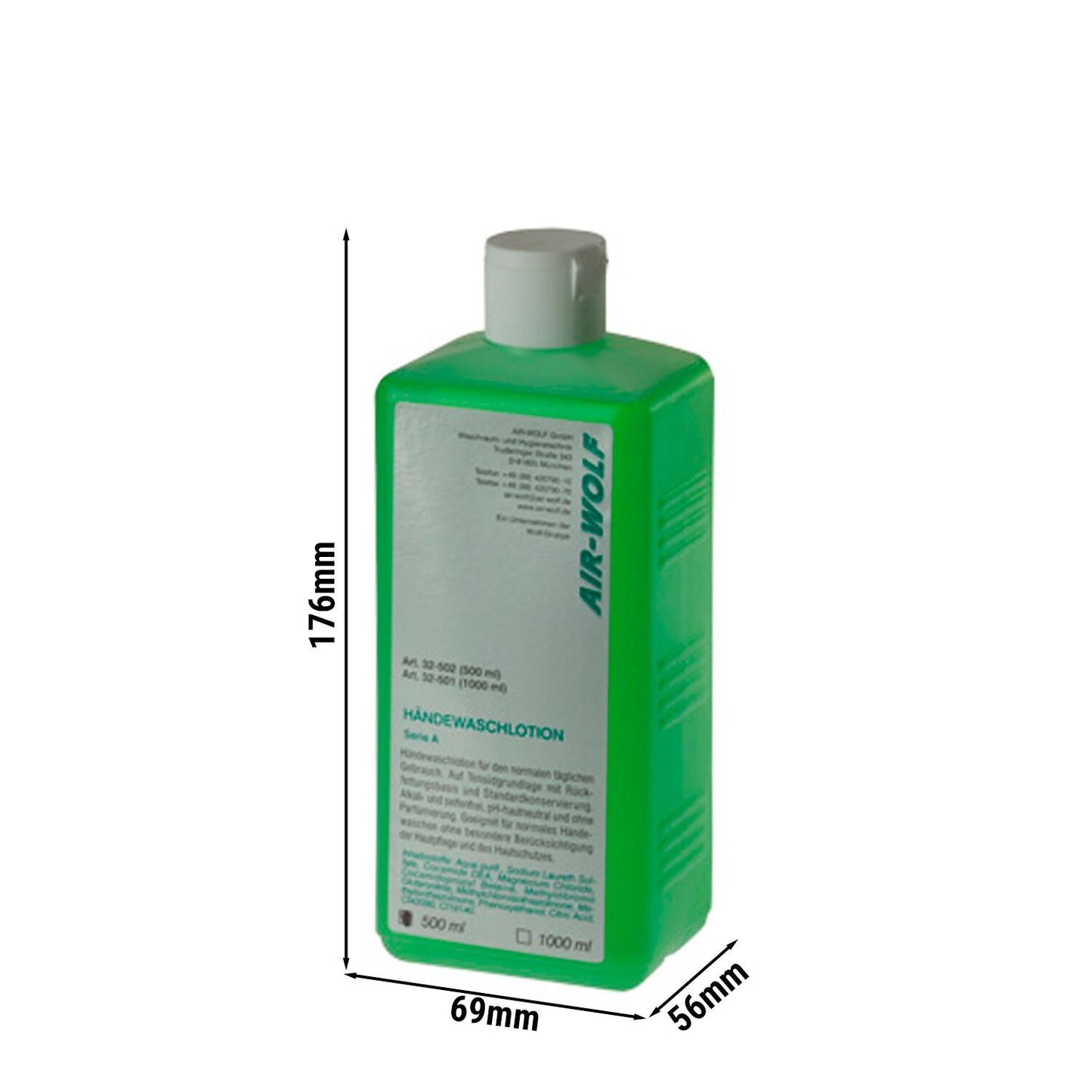 Fragrance-Free Hand Wash Lotion 12x 0.5 l Bottles 32-552