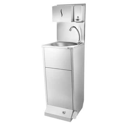 Commercial Foot-Operated Hand Wash Sink 400x427x1330mm
