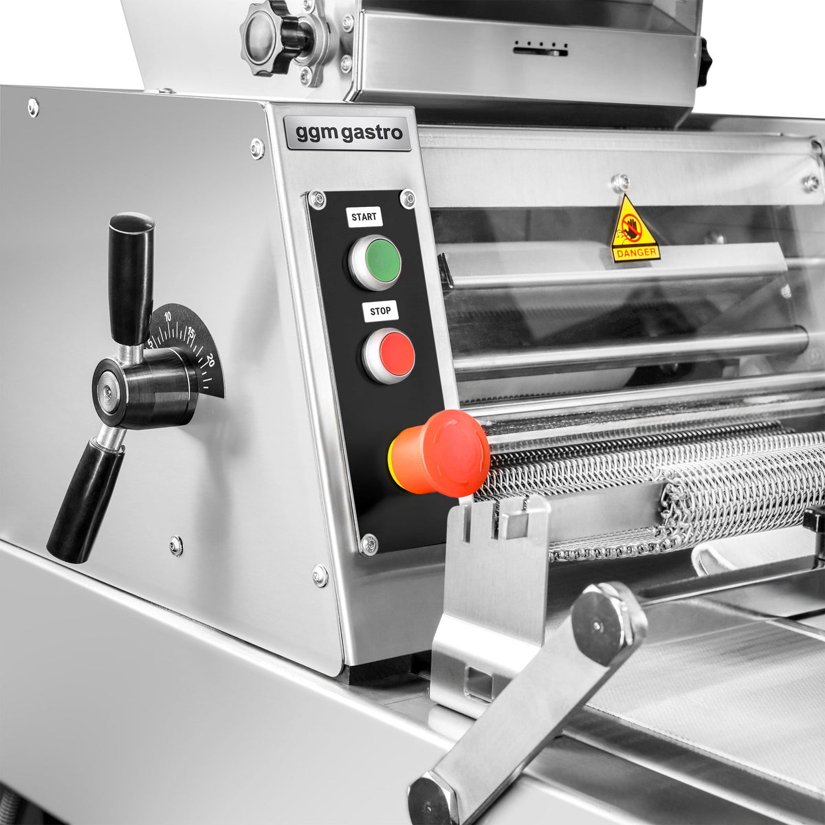 Commercial Baguette Moulder with Conveyor Belt 750x2100x1250mm