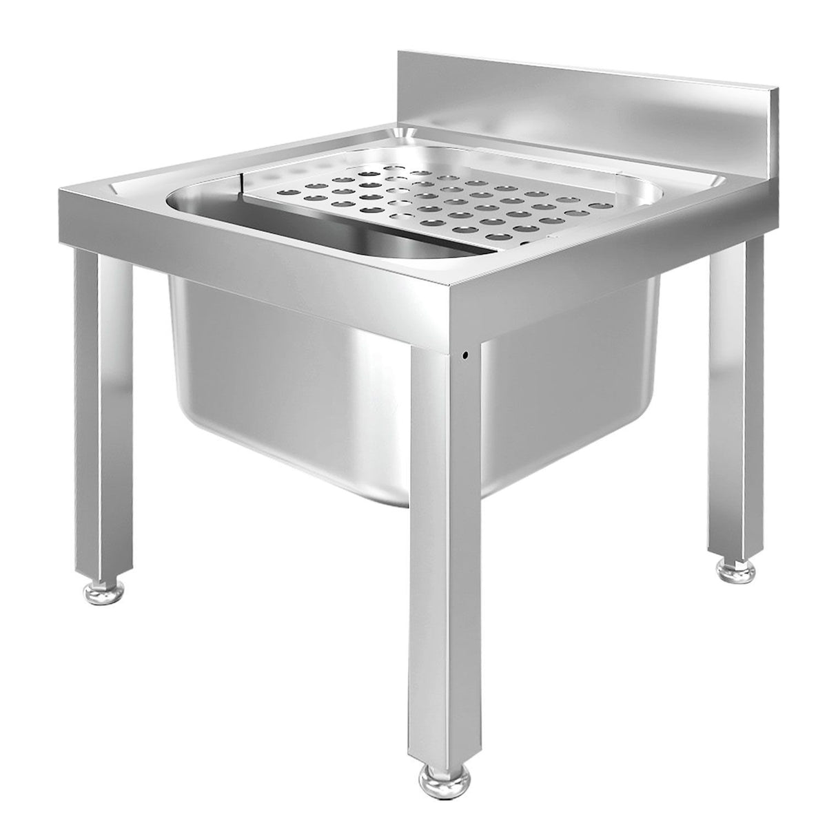 Commercial Stainless Steel Mop Sink 500x500x550mm