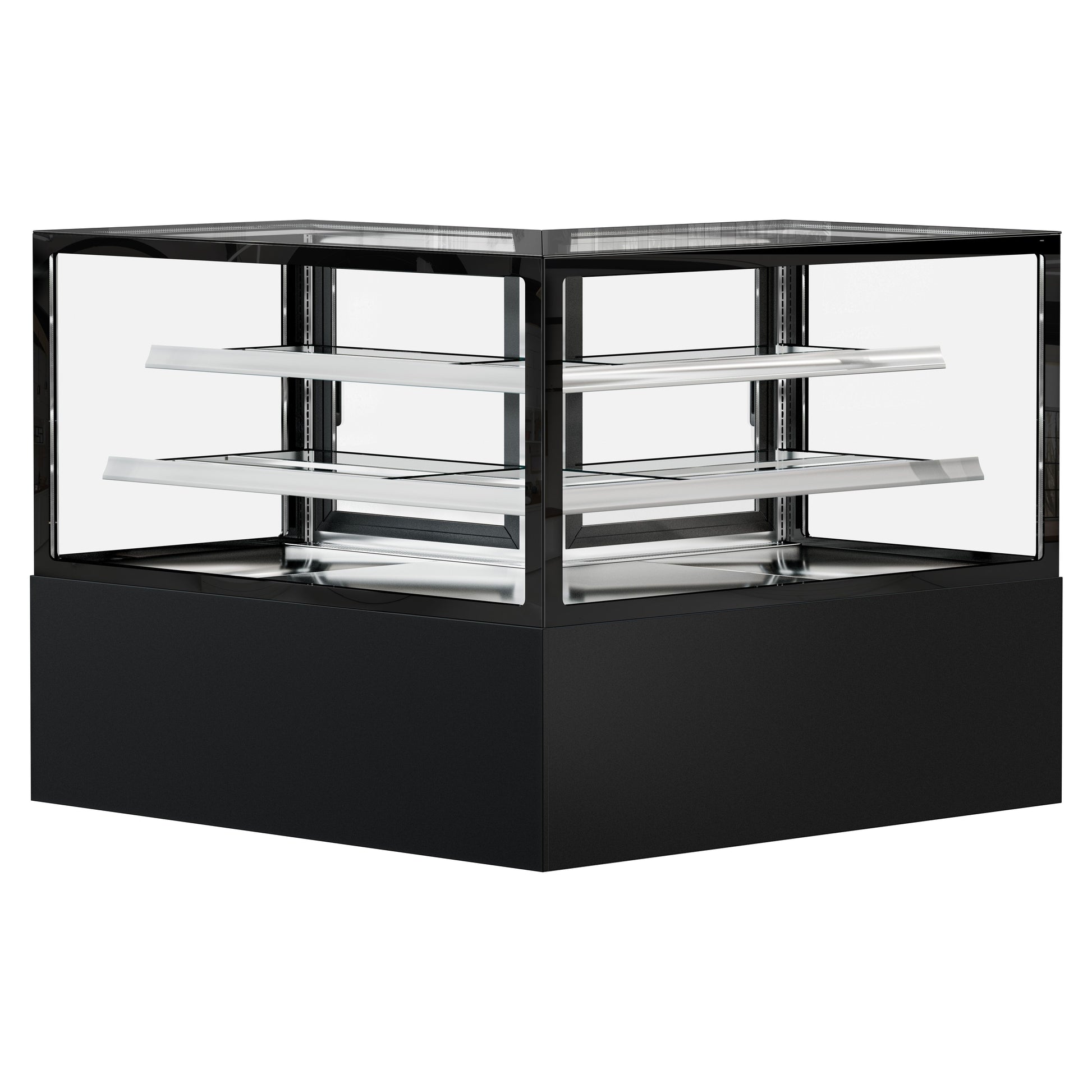 Refrigerated Display Case Double Glazing 735L Matt Black KTEG157SM