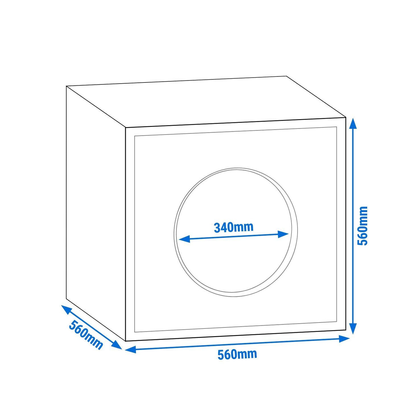 Ventilation Box Fan 4000m³/h 560mm AS4000PRO4