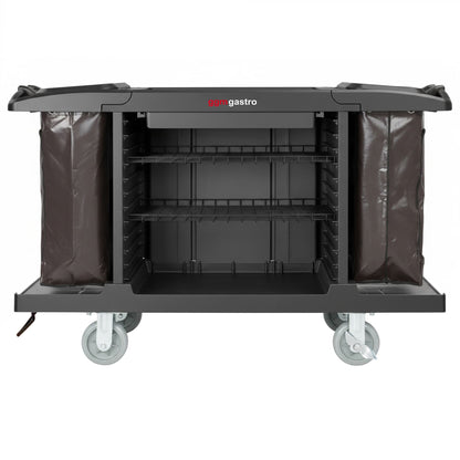 Commercial Housekeeping Cart 3 Shelves SWOBB