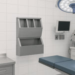 Storage Shelf 4 Compartments Stainless Steel