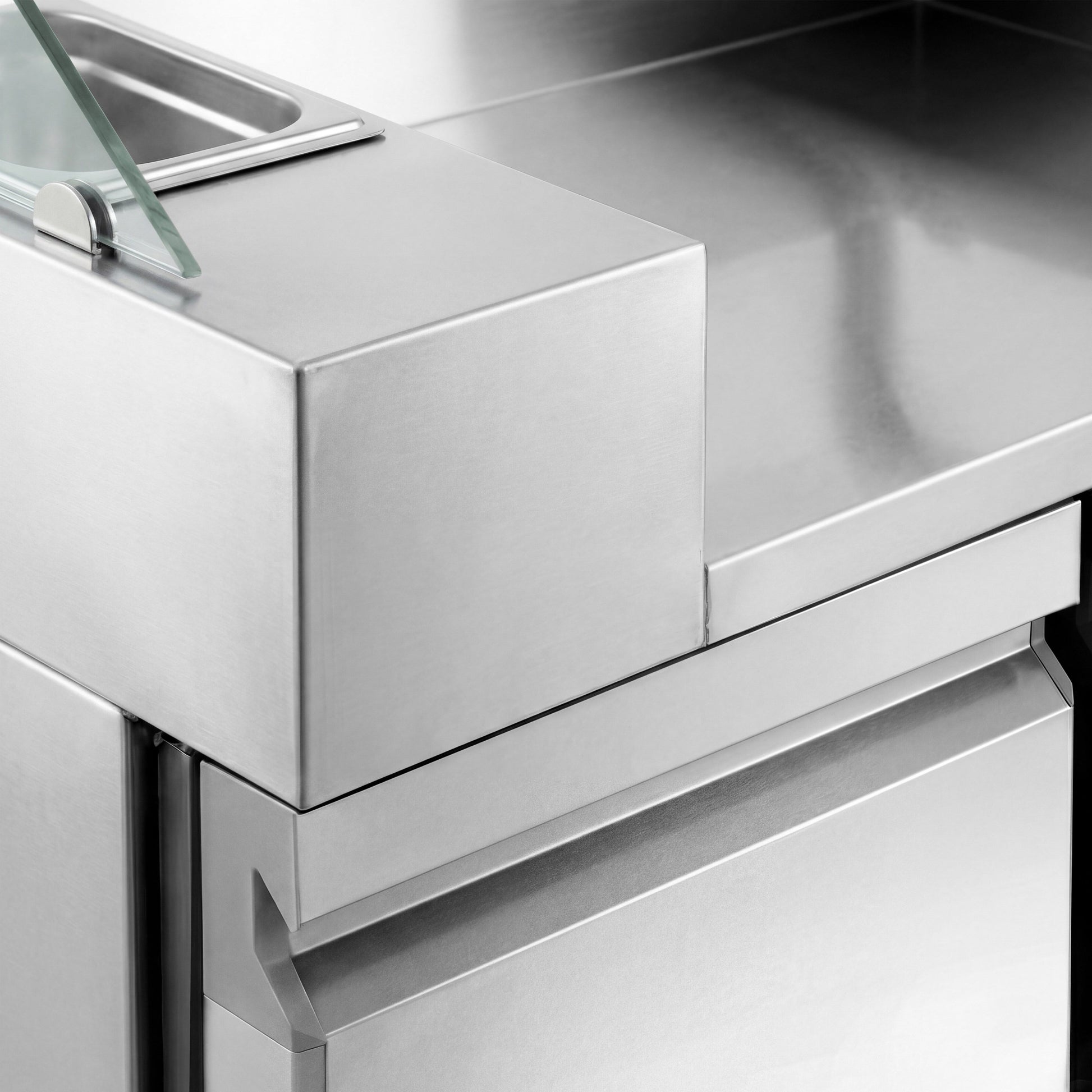 Refrigerated Preparation Table 1 Door 2 Drawers ZBF127DN#KGJ12#HM#SBF