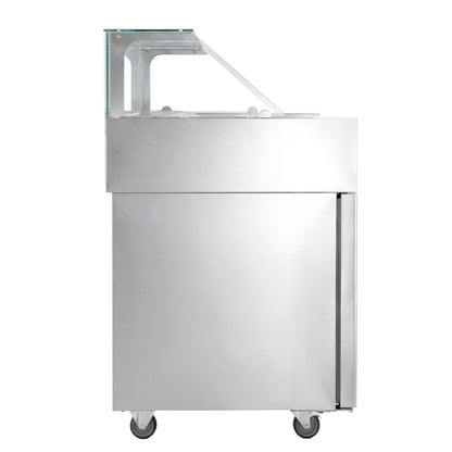 Refrigerated Preparation Table 1 Door 2 Drawers ZBF127DN#KGJ13#HMH130