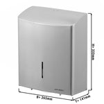 Duplex Paper Roll Dispenser Stainless Steel