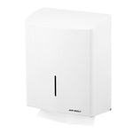 Paper Towel Dispenser 600 Towels Stainless Steel White