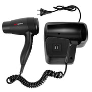 Wall Mounted Hair Dryer with USB Ports ABS HTWM