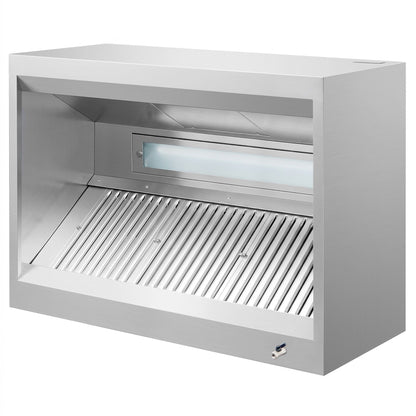 Commercial Induction Box Canopy Hood 1400mm