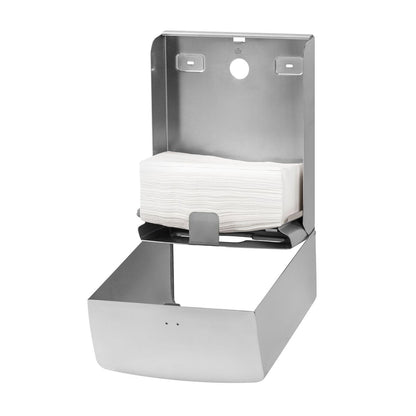 Paper Towel Dispenser 600 Towels Stainless Steel