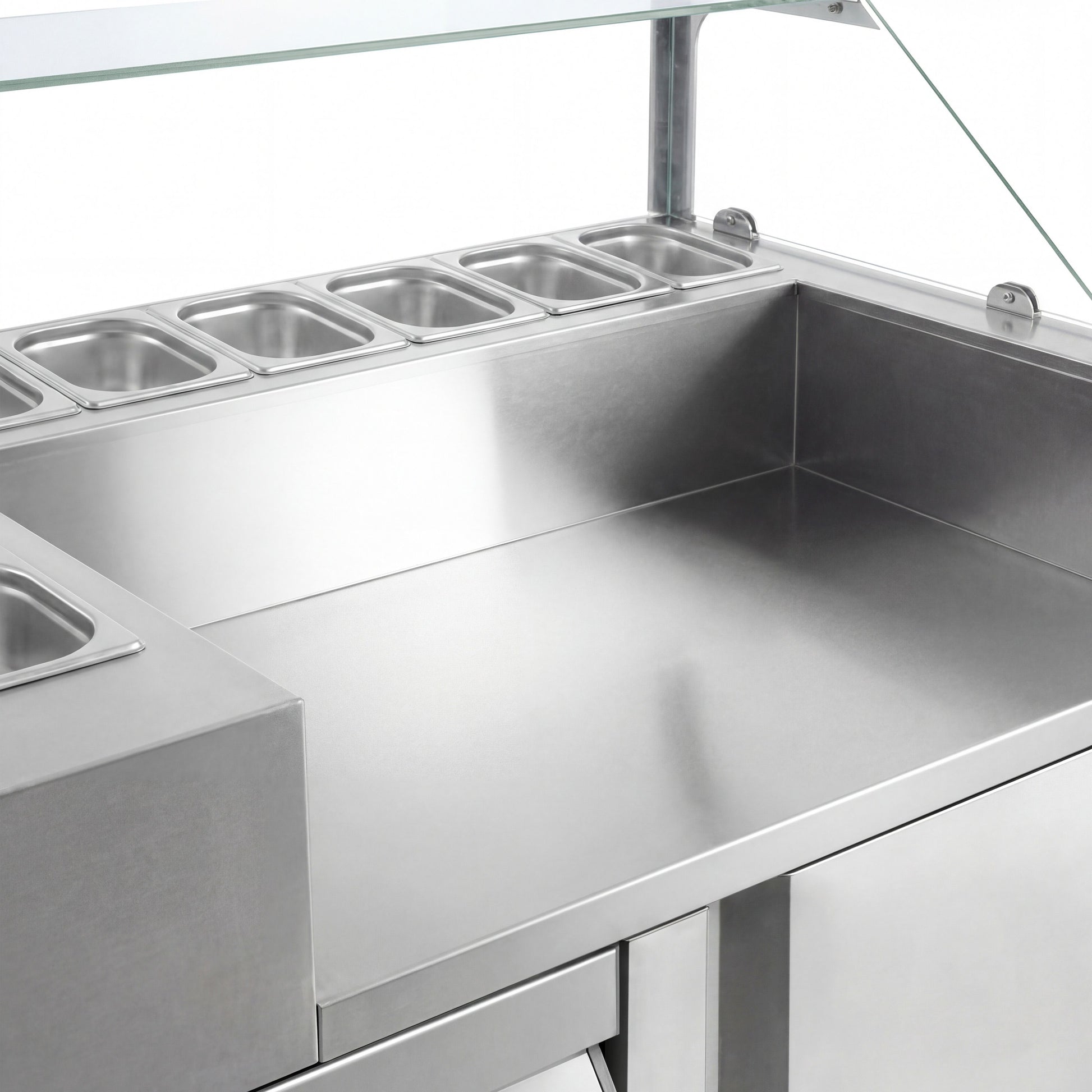 Refrigerated Preparation Table 1 Door 2 Drawers ZBF127DN#KGJ12#HM#SBF