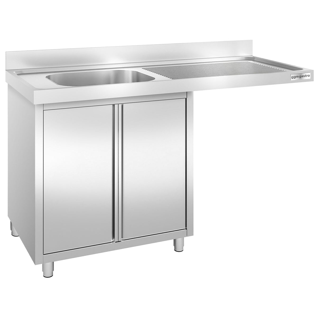Commercial Dishwasher Sink with Cupboard 1400x600x970mm