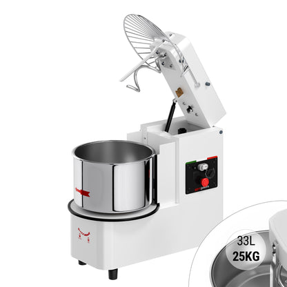 Commercial Spiral Bakery Dough Mixer 33L 400V TMP33-KA-N