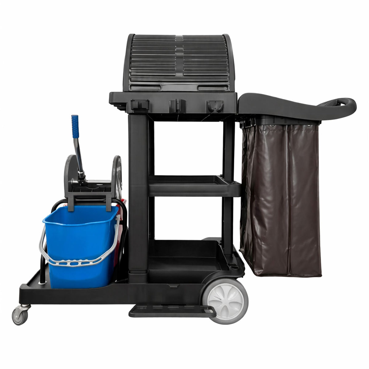 Commercial Cleaning Trolley 3 Shelves RWOS2B