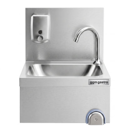 Commercial Knee-Operated Hand Wash Sink 400x350x500mm