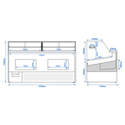 Commercial Refrigerated Display Counter 510W 230V KTBL199
