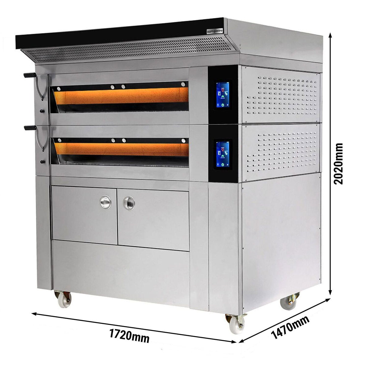 Commercial Bakery Deck Oven with Prover 1720x1470x2020mm