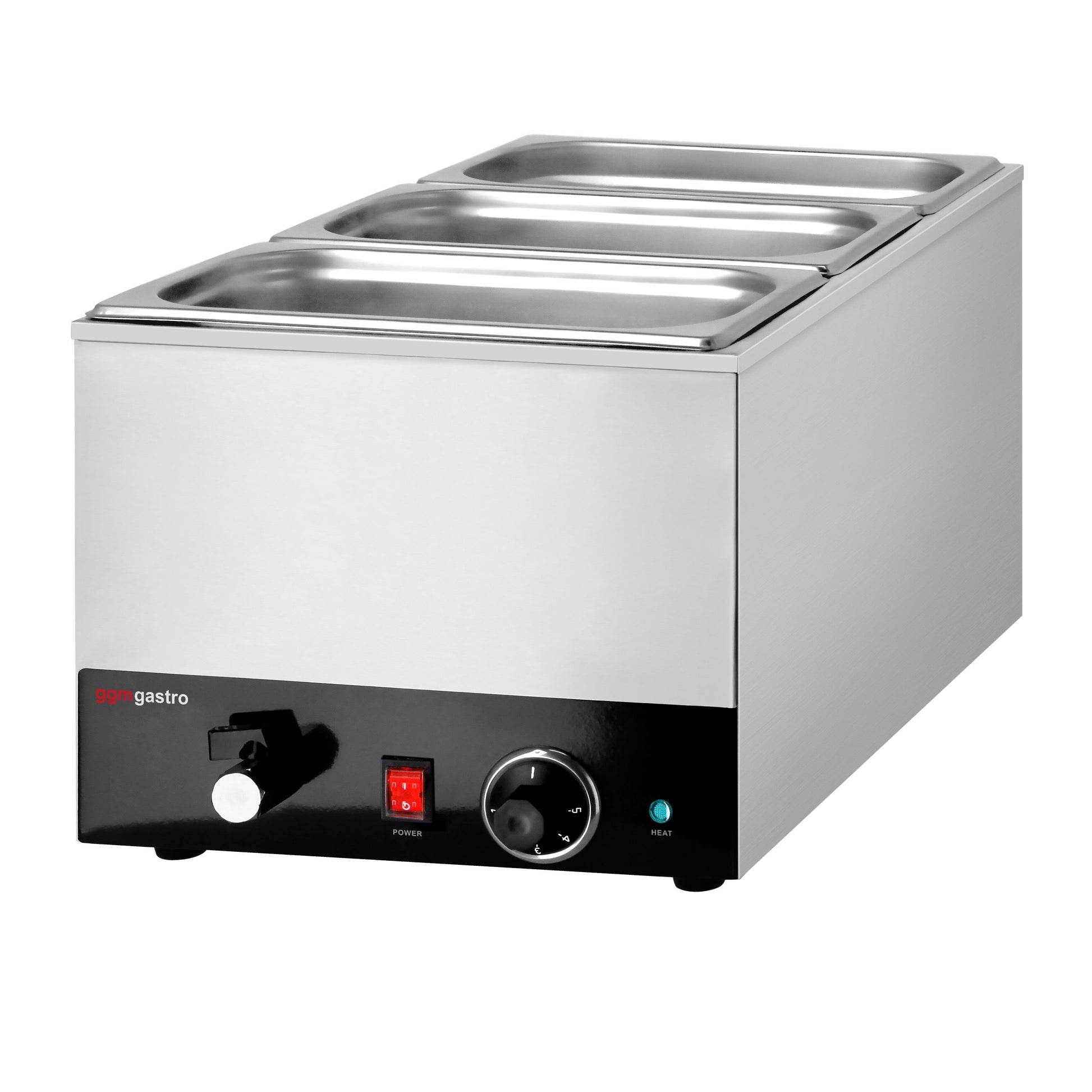 Electric Bain-Marie Stainless Steel GN 1/1 200mm 1.2kW BMH200