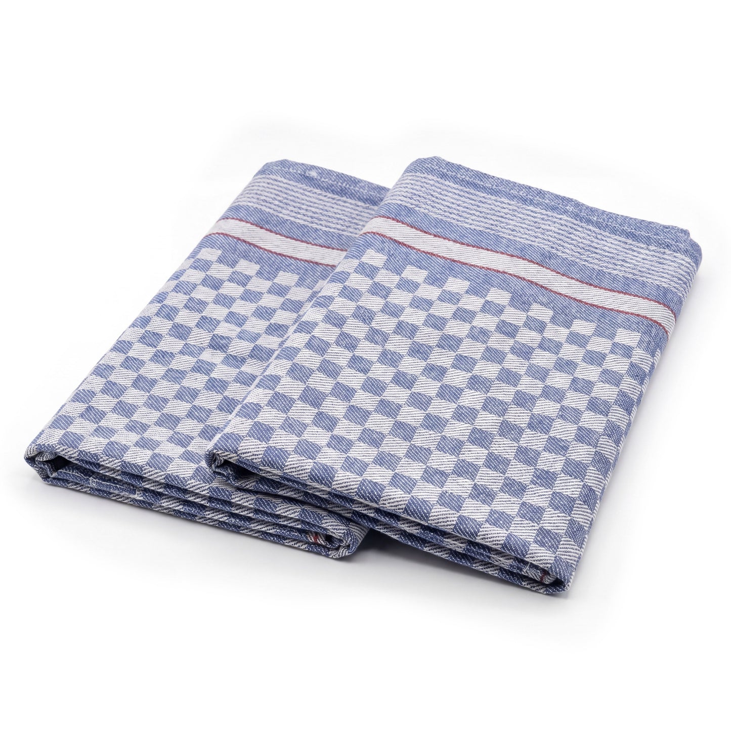 Cotton Kitchen Towels 10 Pack Blue Checkered GTBH151BK
